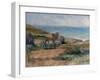 View of the Seacoast Near Wargemont in Normandy, 1880-Pierre-Auguste Renoir-Framed Giclee Print