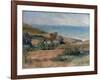 View of the Seacoast Near Wargemont in Normandy, 1880-Pierre-Auguste Renoir-Framed Giclee Print