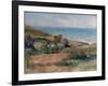 View of the Seacoast Near Wargemont in Normandy, 1880-Pierre-Auguste Renoir-Framed Giclee Print