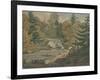 View of the Second Falls on the Sawkill near Mr. Montgomery's-John Rubens Smith-Framed Giclee Print