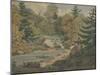 View of the Second Falls on the Sawkill near Mr. Montgomery's-John Rubens Smith-Mounted Giclee Print