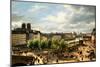 View of the Seine in Paris-Canella Giuseppe-Mounted Giclee Print