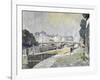 View of the Seine, Paris-Paul Mathieu-Framed Giclee Print