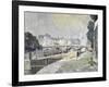 View of the Seine, Paris-Paul Mathieu-Framed Giclee Print