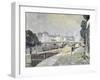 View of the Seine, Paris-Paul Mathieu-Framed Giclee Print