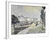 View of the Seine, Paris-Paul Mathieu-Framed Giclee Print