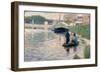 View of the Seine-Georges Seurat-Framed Giclee Print