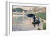 View of the Seine-Georges Seurat-Framed Giclee Print