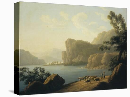 View of the Selenga River in Siberia, 1817-Andrei Yefimovich Martynov-Stretched Canvas