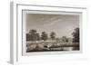 View of the Serpentine and Hyde Park, London, 1814-Matthew Dubourg-Framed Giclee Print
