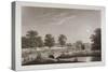 View of the Serpentine and Hyde Park, London, 1814-Matthew Dubourg-Stretched Canvas