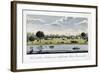 View of the Settlement Called the Jew's Savannah, 1813-John Gabriel Stedman-Framed Giclee Print