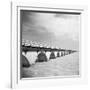 View of the Seven Mile Bridge from the Camping Areas-Michael J. Ackerman-Framed Photographic Print