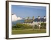 View of the Seven Sisters Cliffs, the Coastguard Cottages on Seaford Head, East Sussex-Neale Clarke-Framed Photographic Print