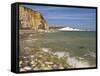 View of the Seven Sisters, Hope Gap Beach, Seaford Head, East Sussex, England-Neale Clarke-Framed Stretched Canvas