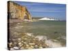 View of the Seven Sisters, Hope Gap Beach, Seaford Head, East Sussex, England-Neale Clarke-Stretched Canvas