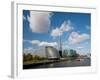 View of the Shard, City Hall and More London Along the River Thames, London, England, UK-Adina Tovy-Framed Photographic Print