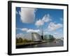 View of the Shard, City Hall and More London Along the River Thames, London, England, UK-Adina Tovy-Framed Photographic Print