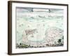 View of the Siege of Gibraltar in 1704-null-Framed Giclee Print