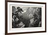 View of the Sierra Madre, Rocky Mountains, USA, 1870S-null-Framed Giclee Print