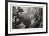 View of the Sierra Madre, Rocky Mountains, USA, 1870S-null-Framed Giclee Print