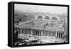 View of the Since Demolished Pennsylvania Railroad Station as Seen from Gimbels-null-Framed Stretched Canvas