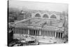 View of the Since Demolished Pennsylvania Railroad Station as Seen from Gimbels-null-Stretched Canvas