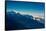 View of the skyline of Mount Everest and the Himalayas, Nepal, Asia-Laura Grier-Framed Stretched Canvas