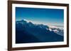 View of the skyline of Mount Everest and the Himalayas, Nepal, Asia-Laura Grier-Framed Photographic Print