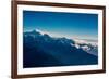 View of the skyline of Mount Everest and the Himalayas, Nepal, Asia-Laura Grier-Framed Photographic Print