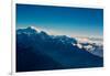 View of the skyline of Mount Everest and the Himalayas, Nepal, Asia-Laura Grier-Framed Photographic Print