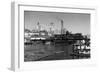 View of the Skyline - Tacoma, WA-Lantern Press-Framed Art Print