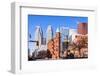 View of the skylines in Toronto, Ontario, Canada-null-Framed Photographic Print