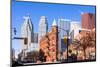 View of the skylines in Toronto, Ontario, Canada-null-Mounted Photographic Print