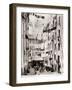 View of the Small Piazza Dei Truogoli Di Santa Brigida, c.1895-Alfredo Noack-Framed Photographic Print