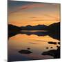 View of the Snowdon Horseshoe at Sunset from Llynau Mymbyr, Capel Curig, Wales, UK, Europe-Ian Egner-Mounted Photographic Print