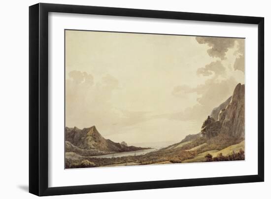 View of the Society Islands-null-Framed Premium Giclee Print