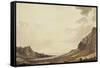 View of the Society Islands-null-Framed Stretched Canvas