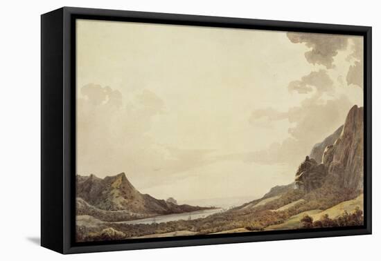 View of the Society Islands-null-Framed Stretched Canvas