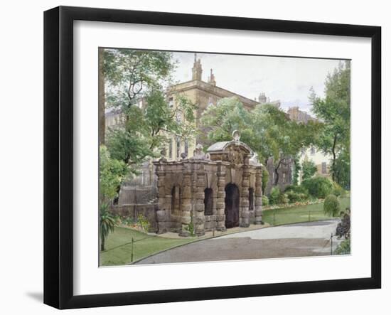 View of the South Front of York Watergate, Buckingham Street, Westminster, London, 1887-John Crowther-Framed Giclee Print