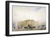 View of the Southern End on the New London Bridge and Fenning's Wharf, London, C1835-null-Framed Giclee Print