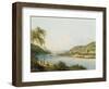 View of the Southern Part of Schandau on the Elbe in Saxony on the Border of Bohemia-Christian Gottlob Hammer-Framed Giclee Print