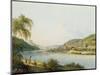 View of the Southern Part of Schandau on the Elbe in Saxony on the Border of Bohemia-Christian Gottlob Hammer-Mounted Giclee Print