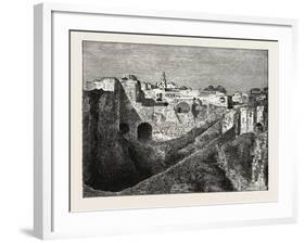 View of the Southern Ramparts of Jerusalem. the Capital of Israel-null-Framed Giclee Print