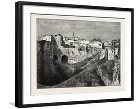 View of the Southern Ramparts of Jerusalem. the Capital of Israel-null-Framed Giclee Print