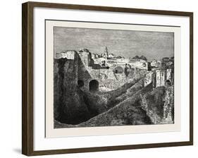 View of the Southern Ramparts of Jerusalem. the Capital of Israel-null-Framed Giclee Print