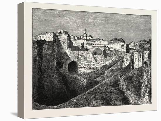 View of the Southern Ramparts of Jerusalem. the Capital of Israel-null-Stretched Canvas