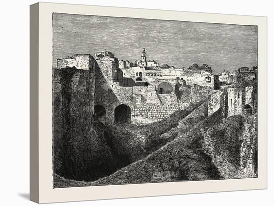 View of the Southern Ramparts of Jerusalem. the Capital of Israel-null-Stretched Canvas