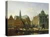View of the Spaarne at Haarlem, 1667-Gerrit Adriaensz Berckheyde-Stretched Canvas