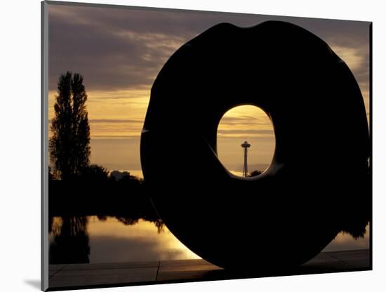 View of the Space Needle, Discovery Park, Seattle, Washington, USA-William Sutton-Mounted Photographic Print